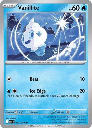Vanillite 027/086 - Common