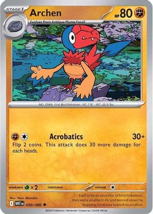 Archen 050/086 - Uncommon - Reverse Holofoil