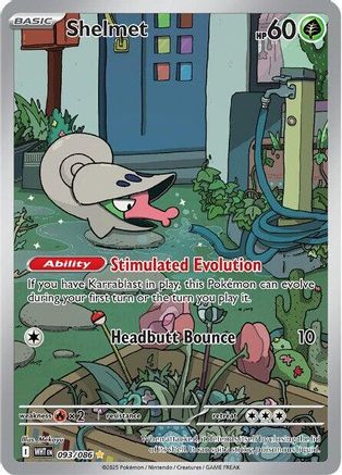 Shelmet 093/086 - Illustration Rare - Holofoil
