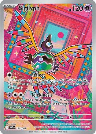 Sigilyph 121/086 - Illustration Rare - Holofoil