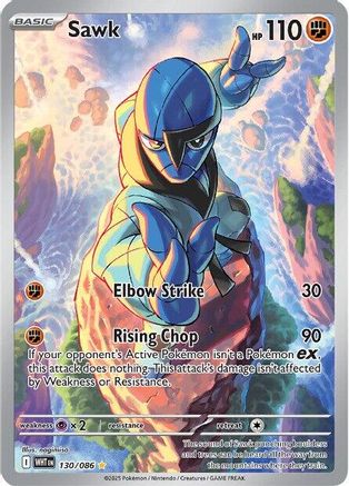 Sawk 130/086 - Illustration Rare - Holofoil