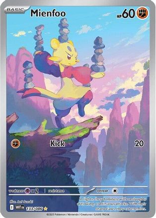 Mienfoo 133/086 - Illustration Rare - Holofoil