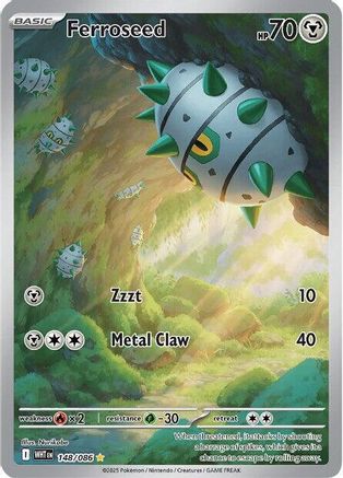 Ferroseed 148/086 - Illustration Rare - Holofoil