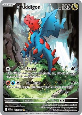 Druddigon 151/086 - Illustration Rare - Holofoil