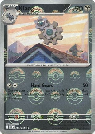 Klang (Poke Ball Pattern) 062/086 - Common - Holofoil