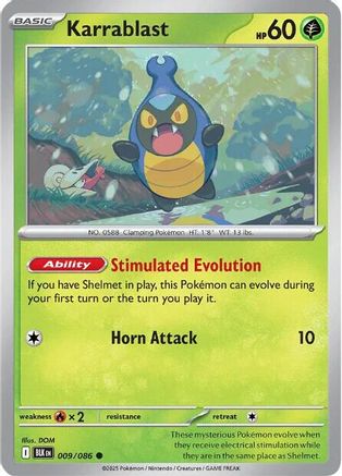 Karrablast 009/086 - Common - Reverse Holofoil
