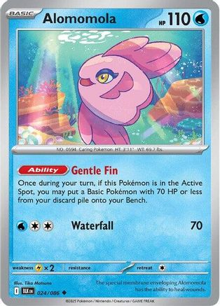 Alomomola 024/086 - Uncommon - Reverse Holofoil