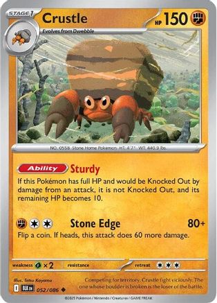 Crustle 052/086 - Uncommon