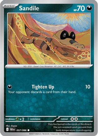 Sandile 057/086 - Common - Reverse Holofoil
