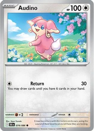 Audino 074/086 - Common - Reverse Holofoil
