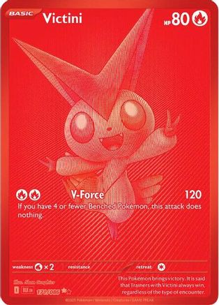 Victini 171/086 - Black White Rare - Holofoil