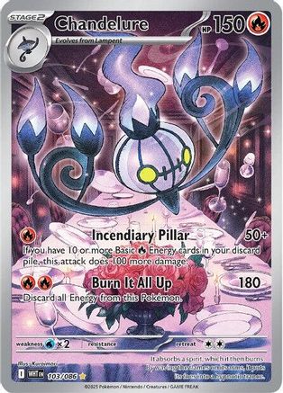 Chandelure 103/086 - Illustration Rare - Holofoil
