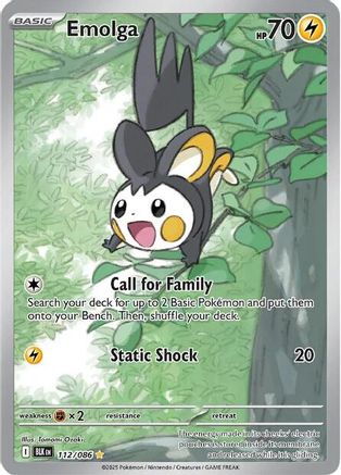 Emolga 112/086 - Illustration Rare - Holofoil