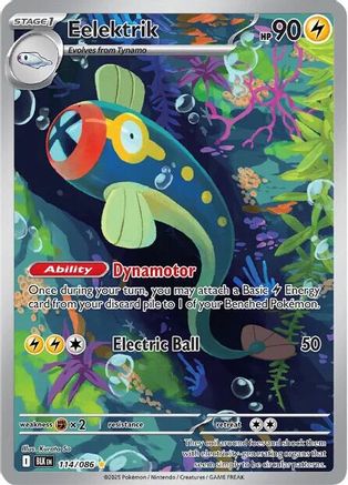 Eelektrik 114/086 - Illustration Rare - Holofoil