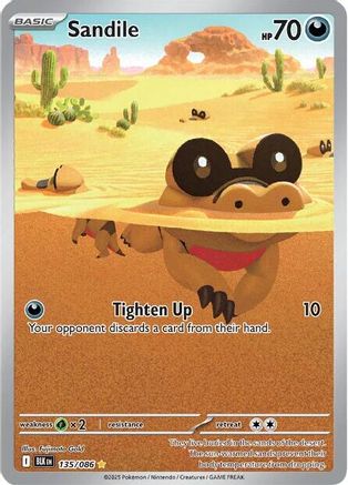 Sandile 135/086 - Illustration Rare - Holofoil