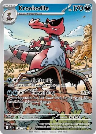 Krookodile 137/086 - Illustration Rare - Holofoil