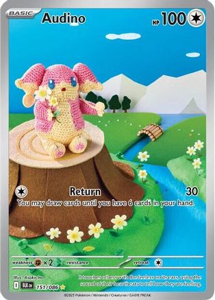 Audino 151/086 - Illustration Rare - Holofoil