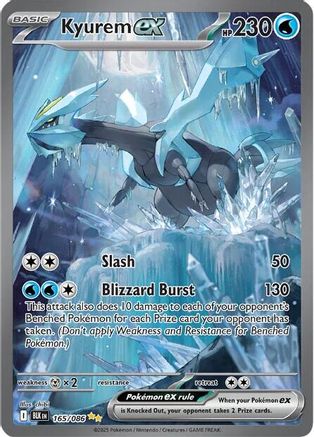 Kyurem ex 165/086 - Special Illustration Rare - Holofoil