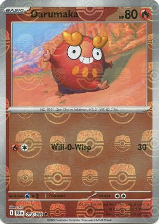Darumaka (Master Ball Pattern) 013/086 - Common - Holofoil
