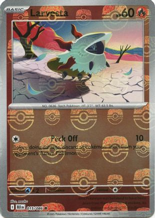 Larvesta (Master Ball Pattern) 015/086 - Common - Holofoil