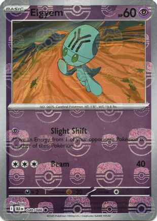 Elgyem (Master Ball Pattern) 040/086 - Common - Holofoil