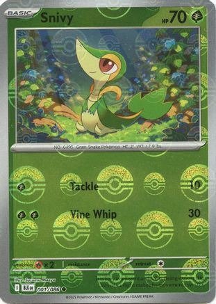 Snivy (Poke Ball Pattern) 001/086 - Common - Holofoil