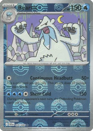 Beartic (Poke Ball Pattern) 026/086 - Rare - Holofoil