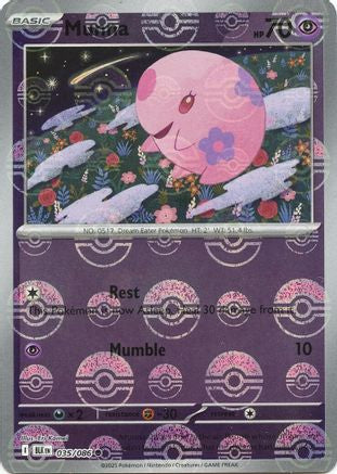 Munna (Poke Ball Pattern) 035/086 - Common - Holofoil