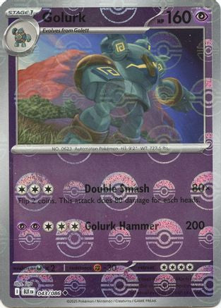 Golurk (Poke Ball Pattern) 043/086 - Uncommon - Holofoil