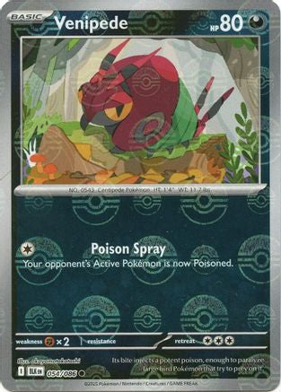 Venipede (Poke Ball Pattern) 054/086 - Common - Holofoil