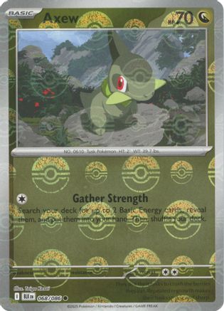 Axew (Poke Ball Pattern) 068/086 - Common - Holofoil