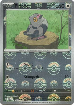 Pidove (Poke Ball Pattern) 071/086 - Common - Holofoil