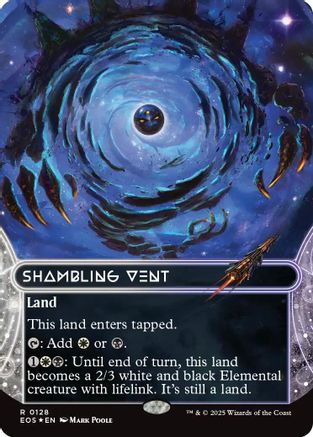 Raging Ravine (0125) (Borderless) (Galaxy Foil) (EOS-125) - Edge of Eternities: Stellar Sights Foil