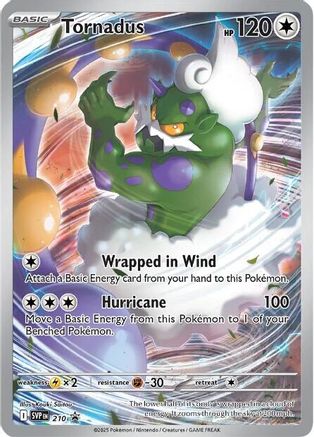 Tornadus (210/null) - SV Scarlet & Violet Promo Cards Holofoil