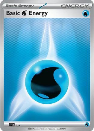 Basic Water Energy 019 - Common - Reverse Holofoil