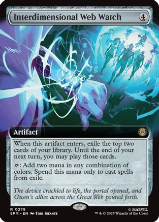 Interdimensional Web Watch (Extended Art) (SPM-278) - Marvel's Spider-Man