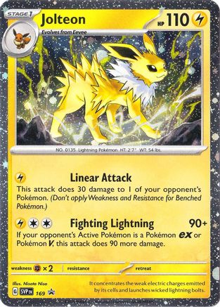 Jolteon - 169 (Cosmos Holo) 135 - Rare - Holofoil