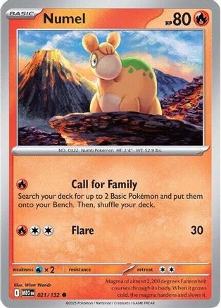 Numel 021 - Common - Reverse Holofoil
