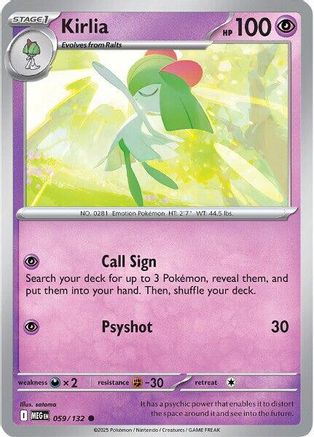 Kirlia 059 - Common - Reverse Holofoil