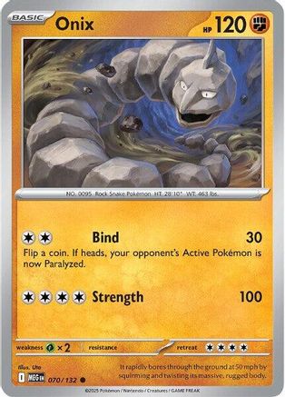 Onix 070 - Common - Reverse Holofoil