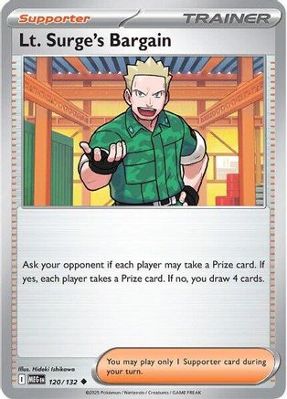 Lt. Surge's Bargain 120/132 - Uncommon - Reverse Holofoil