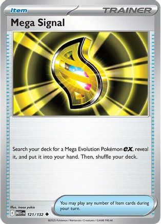 Mega Signal 121/132 - Uncommon - Reverse Holofoil