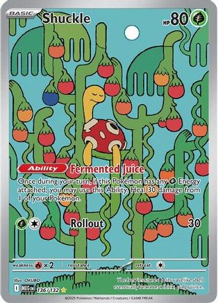 Shuckle 136/132 - Illustration Rare - Holofoil