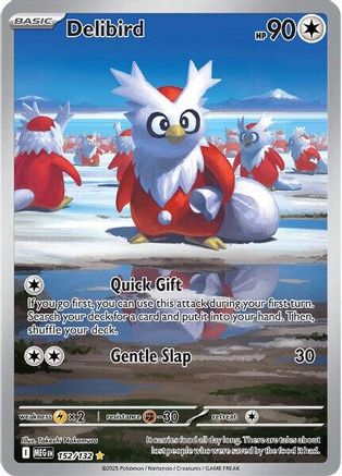 Delibird 152/132 - Illustration Rare - Holofoil