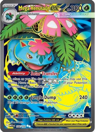 Mega Venusaur ex 155/132 - Ultra Rare - Holofoil