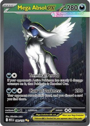Mega Absol ex 180/132 - Special Illustration Rare - Holofoil