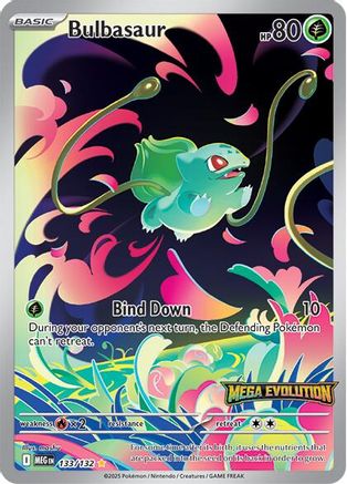 Bulbasaur 133/132 - Illustration Rare - Holofoil