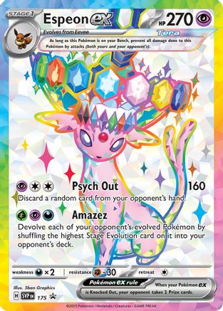 Espeon ex - 175 SVP - Promo - Holofoil