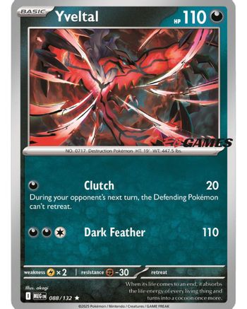 Yveltal (EB Games) 088 - Rare - Holofoil
