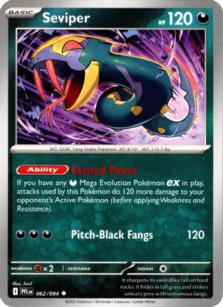 Seviper 062 - Uncommon - Reverse Holofoil